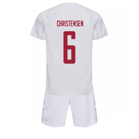 Camiseta de fútbol Dinamarca Andreas Christensen 6 Niño 2ª equipación Copa Mundo 2022 Camiseta de fútbol Dinamarca Andreas Christensen 6 Niño 2ª equipación Copa Mundo 2022